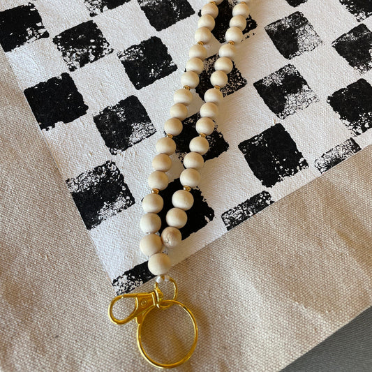 Gold Accent Lanyard